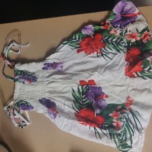 Toddler girl Hawaiian sun dress